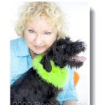 Val_&_Einstein_in_a_green_scarf