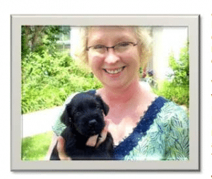Val&Einsteinat10weeksoldwithframe